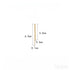 18k Gold Plated Sterling Silver Tassel Long Earrings Eloise